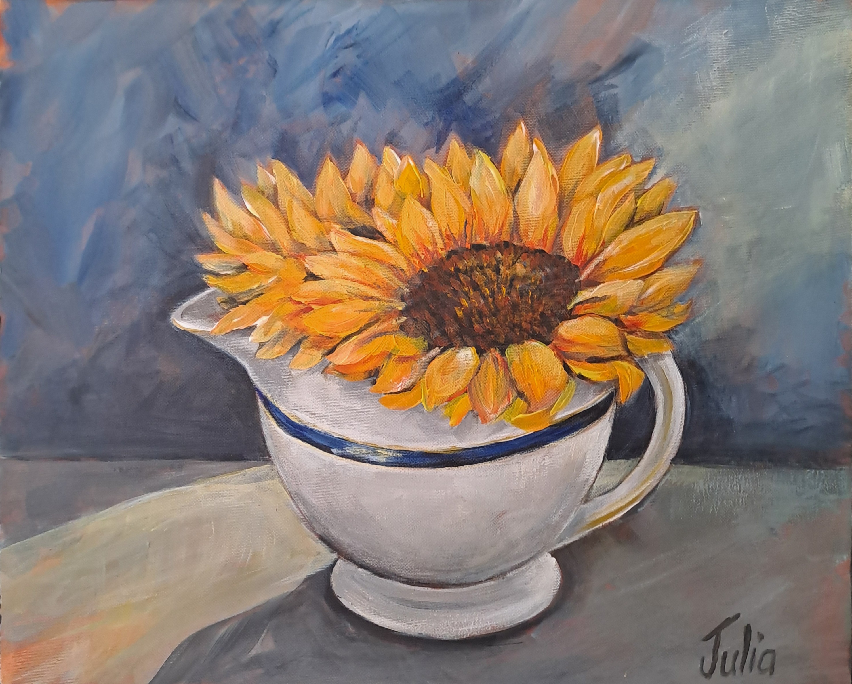 Sunflower in a Jug